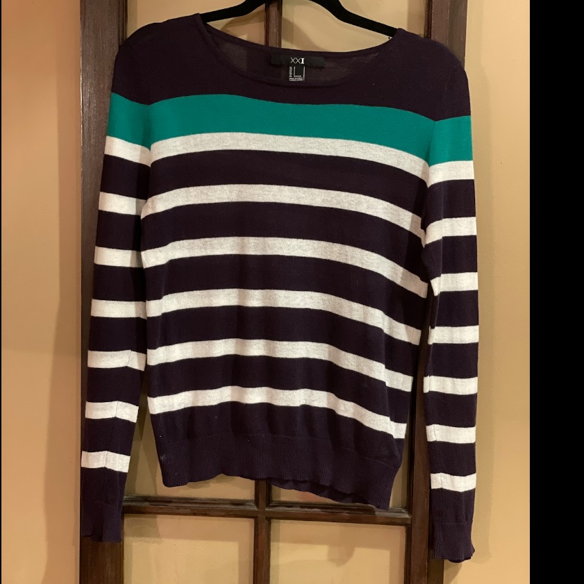 Forever 21 Brand Stripe Sweater